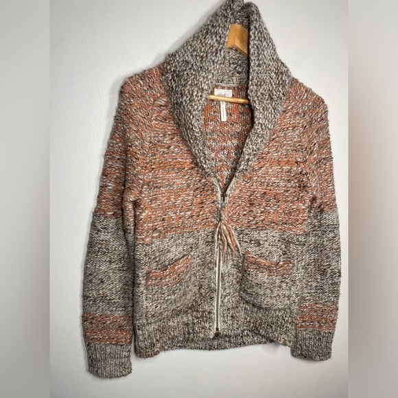 Wilfred Free Arable Alpaca/Wool Blend Zip Up Cardigan - Picture 3 of 7